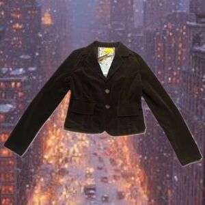 90’s Dark Brown Blazer